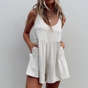 Tay Romper Beige